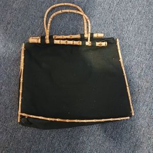 NWOT.  Black fabric bag